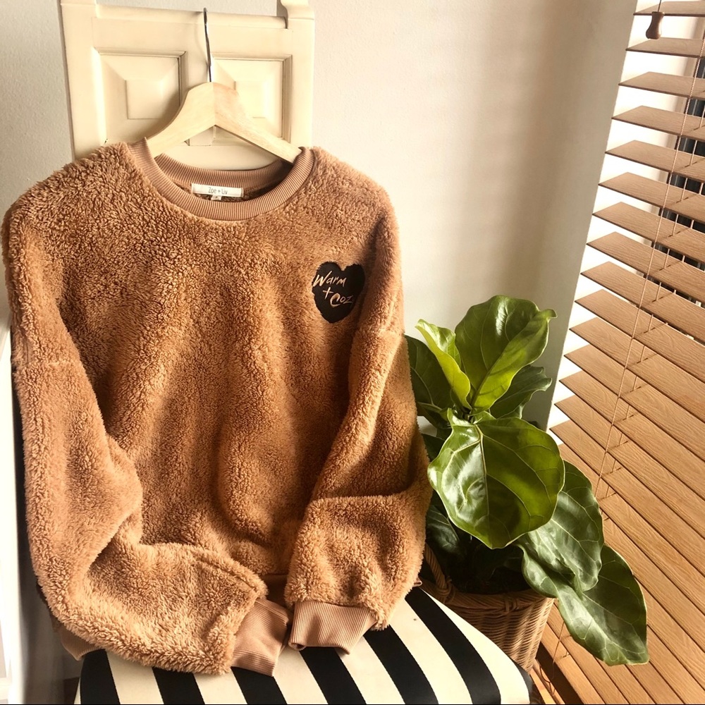 Zoe + Liv Warm and Cozy Fluffy Sweater